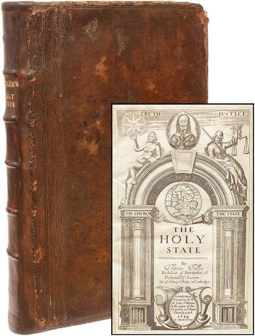 FULLER, Thomas. The Holy State. (1648 - SECOND EDITION ENLARGED)