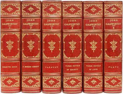 GALSWORTHY, John. The Compact Edition of the Works of John Galsworthy. (6 VOLUMES - FIRST COMPACT EDITION - SIGNED - 1926)