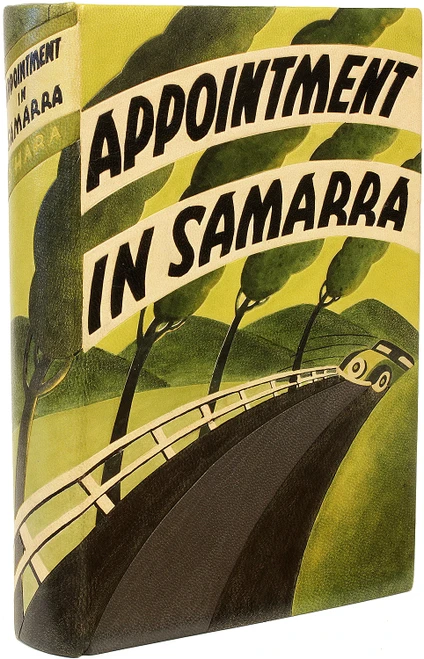 O’HARA, John. Appointment in Samarra. (1934 - FIRST EDITION - BOUND BY THE CHELSEA BINDERY)