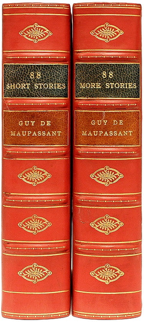 MAUPASSANT, Guy de. 88 Short Stories & 88 More Stories. (2 VOLUMES - 1952)
