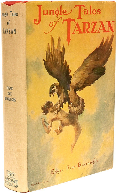BURROUGHS, Edgar Rice. Jungle Tales of Tarzan. (GROSSET & DUNLAP - 1927) BURROUGHS, Edgar Rice. Jungle Tales of Tarzan. (GROSSET & DUNLAP - 1927)