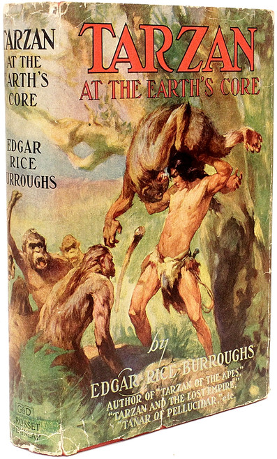 BURROUGHS, Edgar Rice. Tarzan at the Earth's Core. (1934 - GROSSET & DUNLAP) BURROUGHS, Edgar Rice. Tarzan at the Earth's Core. (1934 - GROSSET & DUNLAP)