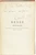 ZOLA, Emile. Renee. Piece En Cinq Actes. (1898 - FIRST EDITION - PRESENTATION COPY TO SANTAEN KOLFF)