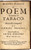 THORIUS, Raphael. Hymnus Tabaci: A Poem in Honour of Tabaco - BOUND WITH - Hymnus Tabaci, Autore Raphaele Thorio, edito nova, Multo Emendatior. (FIRST EDITION - 1651)