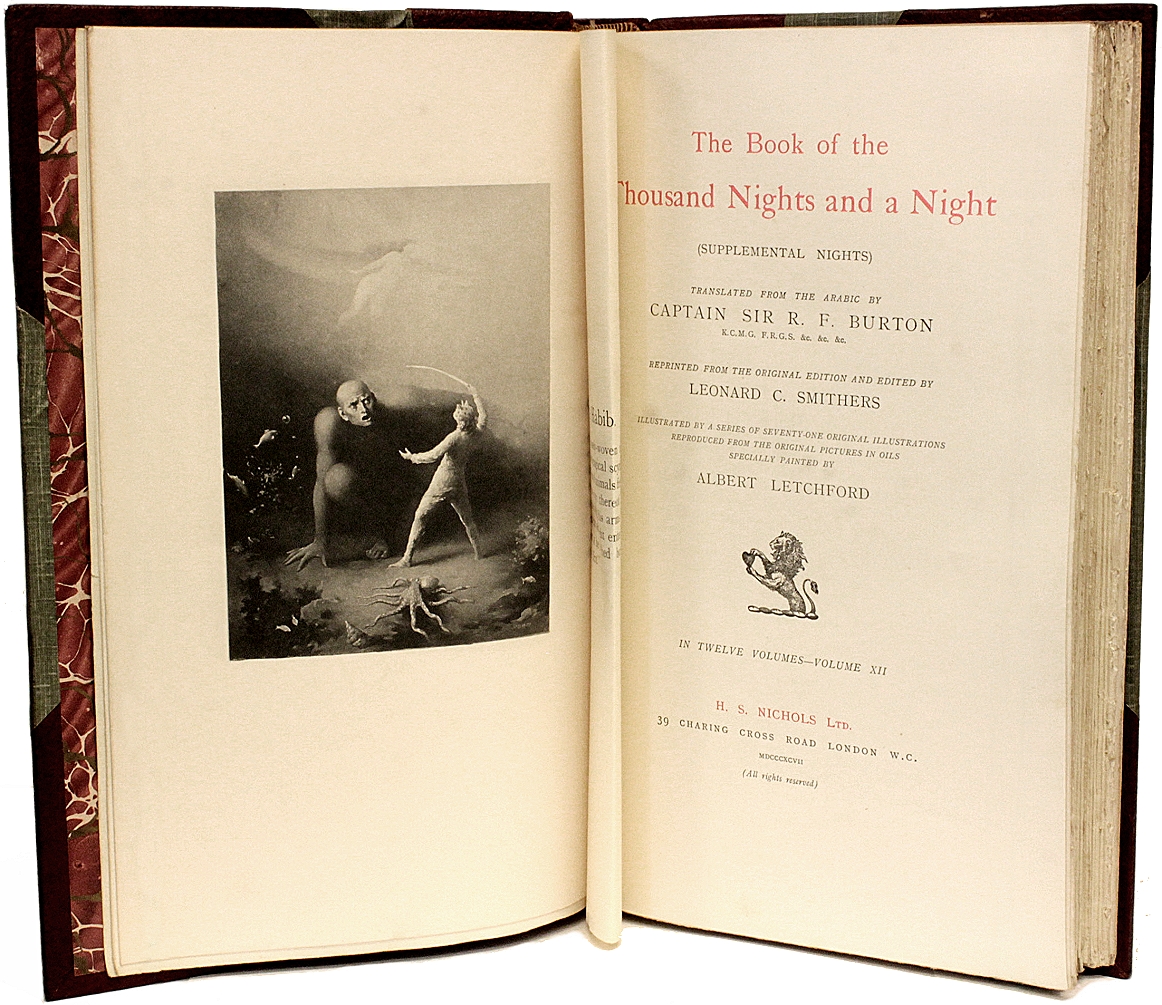 BURTON, Sir Richard F.. The Book of The Thousand Nights and A