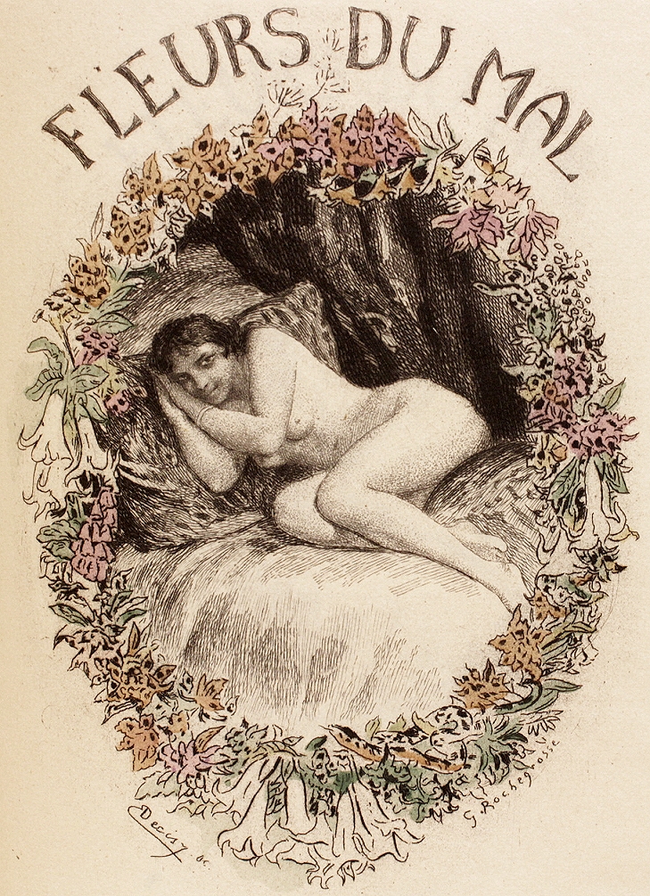Les Fleurs Du Mal Baudelaire 1917 - Estampes Martin Van Maele - Tirage Japon Arches - Rare