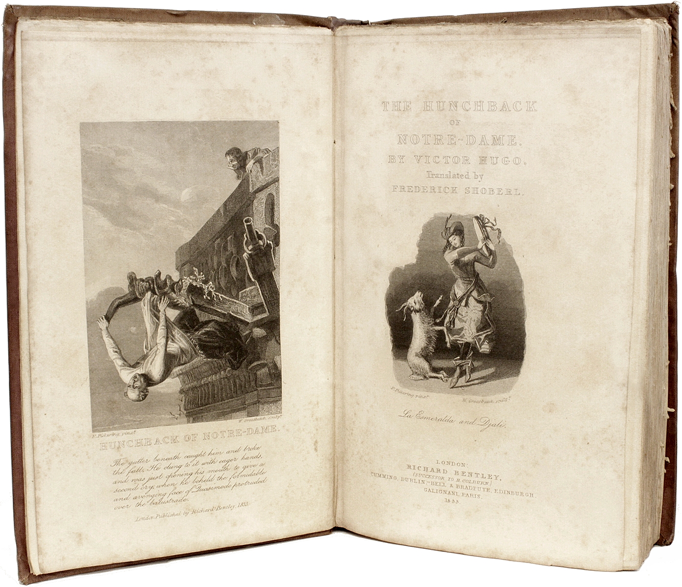 HUGO, Victor. The Hunchback of Notre-Dame. (1833 - FIRST EDITION IN  ENGLISH) - D&D Galleries