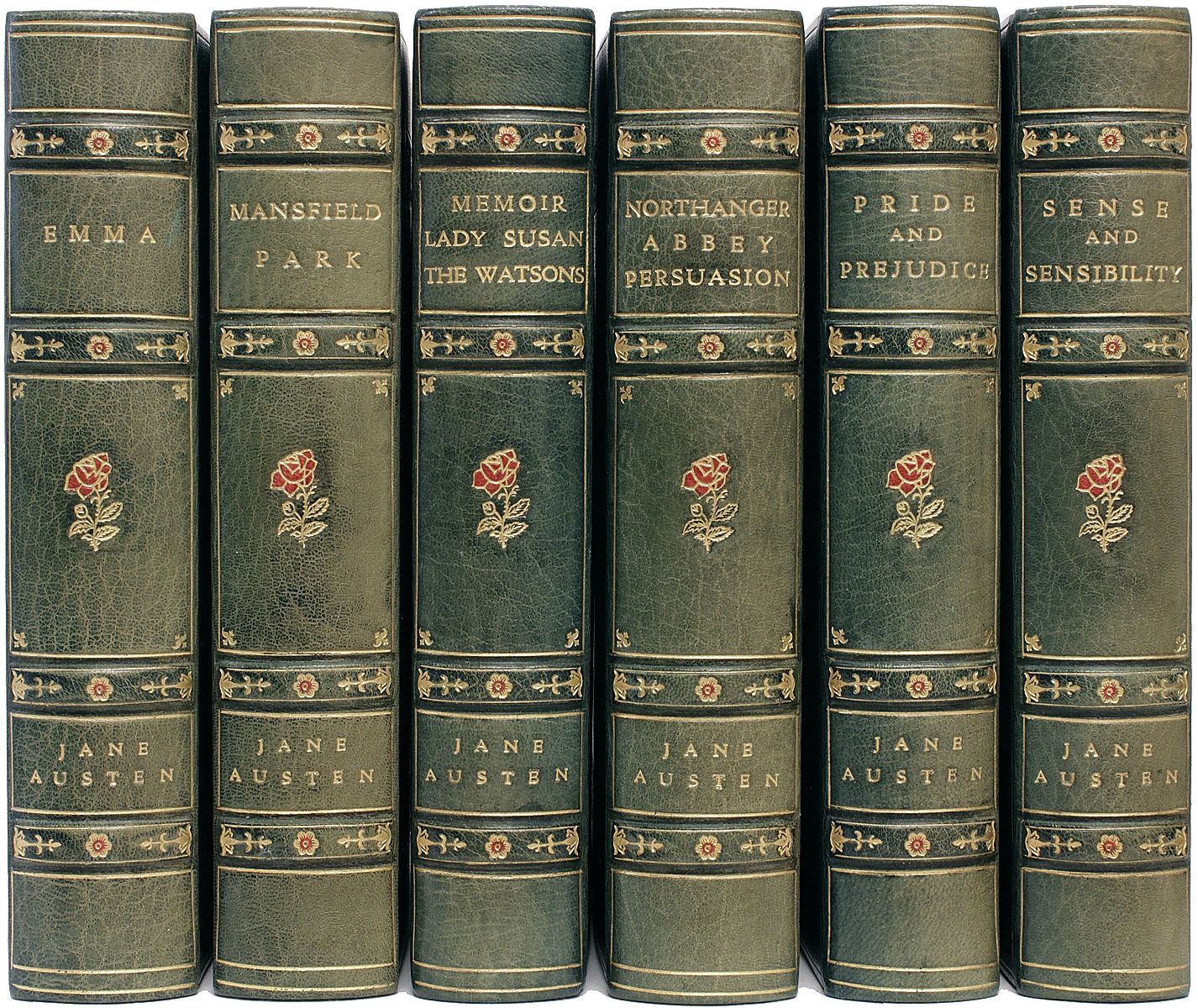 AUSTEN, Jane. The Complete Works Of Jane Austen. (THE STEVENTON EDITION - 6  VOLUMES - 1882) - D&D Galleries