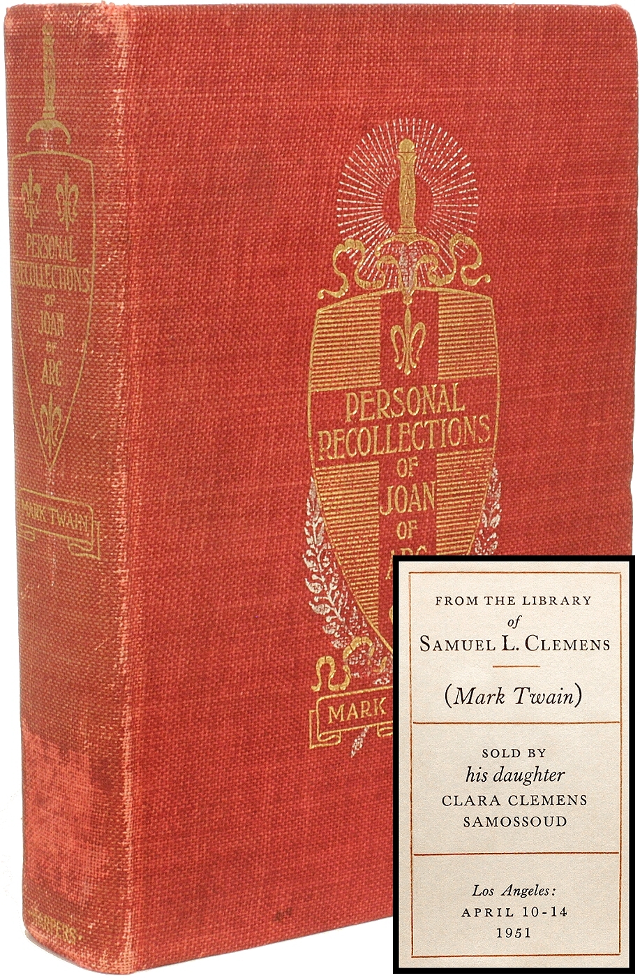 超レア洋書Schellings Werke. Nach der Original CLEMENS, Samuel Langhorne: (Mark Twain). Personal recollections of