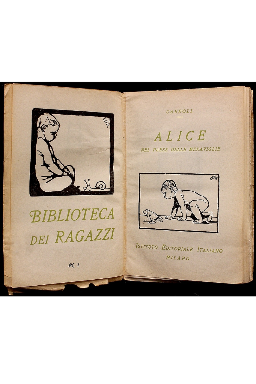 DODGSON, Charles Lutwidge; Lewis Carroll. Alice Nel Paese Delle Meraviglie.  (ALICE'S HARGREAVES COPY THE ORIGINAL “ALICE”) - D&D Galleries