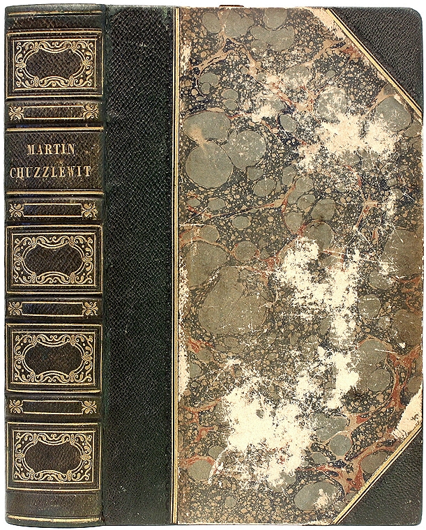 DICKENS, Charles. The Life and Adventures of Martin Chuzzlewit. (1844 -  FIRST EDITION BOUND FROM THE PARTS)