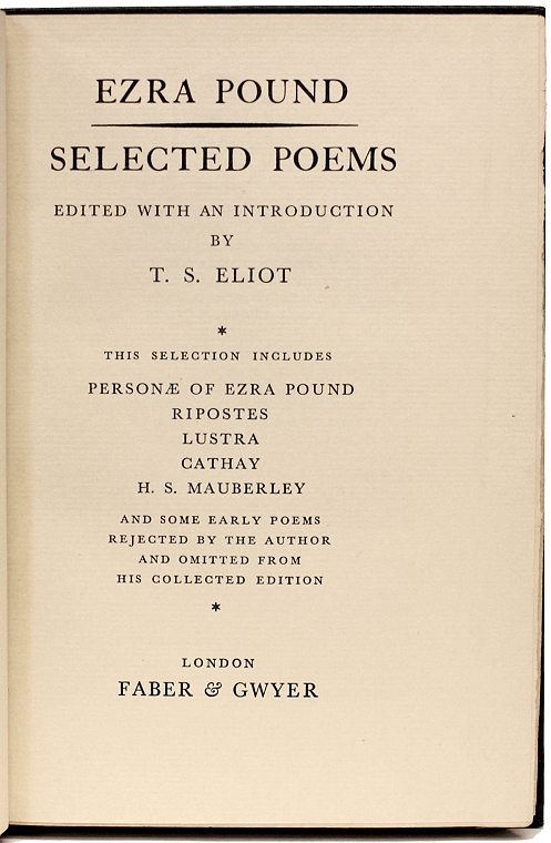洋書 Collected Early Poems of Ezra Pound 1977 Collected Early Poems Of Ezra Pound : John King : Free
