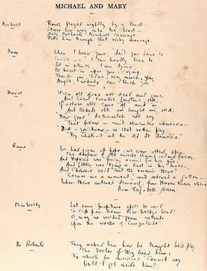 Michael Poem Etext MILNE, A. A.. Michael and Mary A Play. (FIRST EDITION PRESENTATION COPY ...