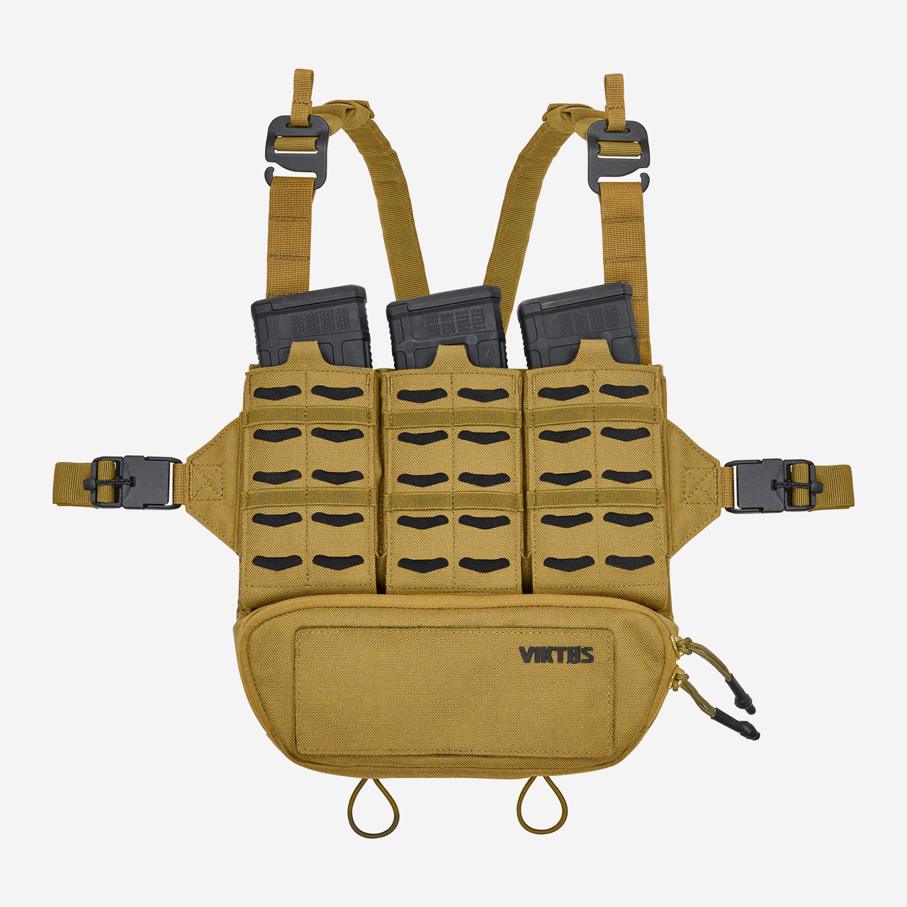 VISMIX Tactical Chest Rig, Adjustable&Detachable Molle Chest Rigs with Mag Pouch