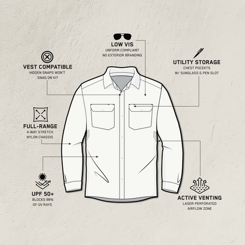 Patrolux Long Sleeve Shirt Detail 6