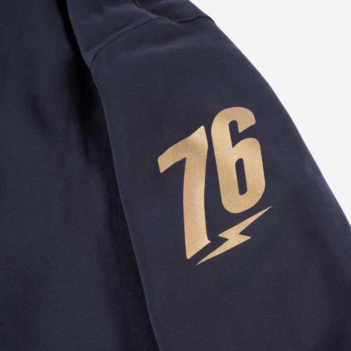 Imminent Hoodie navy left arm graphic