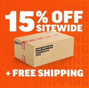 15% off + Free shipping. OCTOBER 6-8 ONLY.
