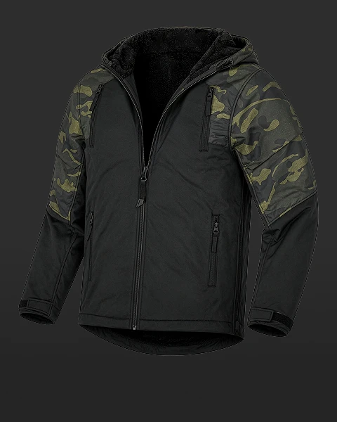 Black Camo Bersherken XC Jacket