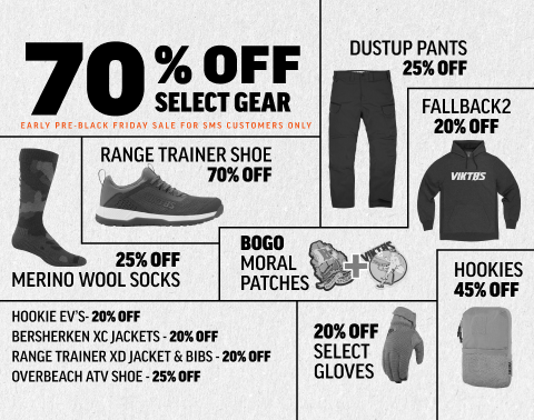 Pre-Black Friday Sale Information