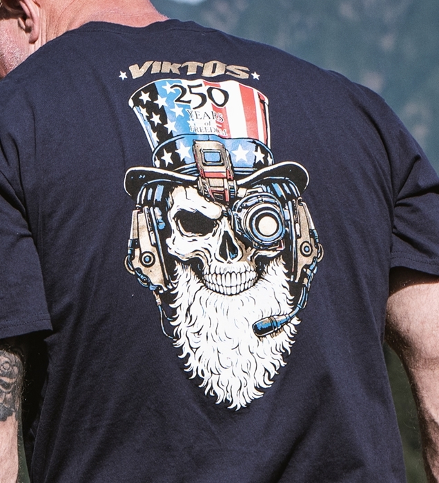 Uncle Samerator Tee Blue