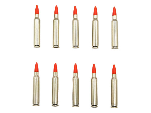 223 Remington / 5.56 NATO Nickel Snap caps - Dummy Training Rounds (10 pack)
