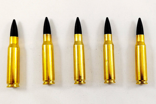 308 Winchester Brass Snap caps - Dummy Training Rounds (5 pack)