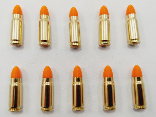 7.62x25 Tokarev Brass Snap caps / Dummy Training Rounds (10 pack) 7.62x25 Tokarev Brass Snap caps / Dummy Training Rounds (10 pack)