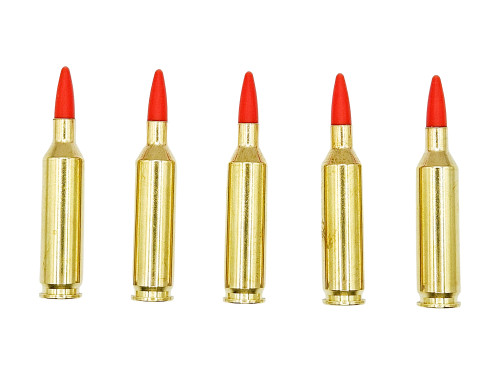 22 Creedmoor Brass Snap caps - Dummy Training Rounds (5 pack)