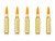 260 Remington Brass Snap caps - Dummy Training Rounds (5 pack)