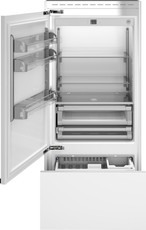 Bertazzoni - 19.6 cu. Ft. Built-In Bottom Mount Refrigerator with Ice Maker