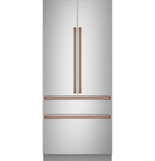 Café - 20.2 Cu. Ft.Built-In French Door Refrigerator with Bottom Freezer and Wi-Fi - Stainless Steel French Door