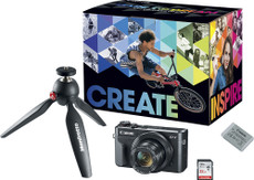 Canon - PowerShot G7 X Mark II 20.1-Megapixel Digital Camera Video Creator Kit - Black