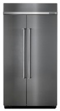 KitchenAid - 25.5 Cu. Ft. Side-by-Side Built-In Refrigerator - Stainless Steel