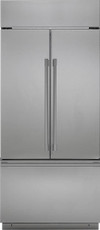 Monogram - 20.8 Cu. Ft. French Door Built-In Refrigerator with Water Filtration - Stainless Steel