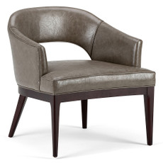 Simpli Home - Mallory Mid Century Tub Chair - Elephant Grey