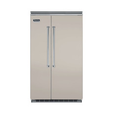 Viking - Professional 5 Series Quiet Cool 29.1 Cu. Ft. Side-by-Side Built-In Refrigerator - Pacific Gray