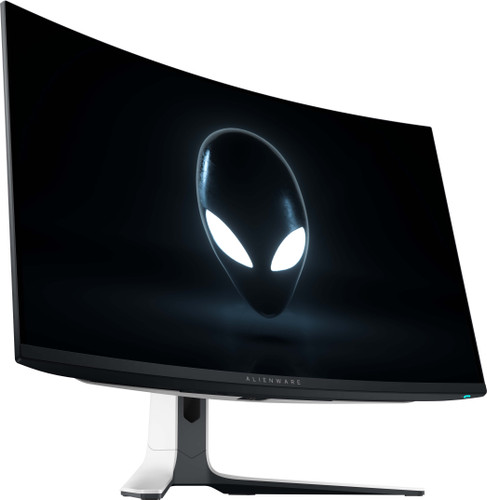 Alienware - AW3225QF 31.6" Quantum Dot OLED Curved Gaming Monitor - 240Hz - NVIDIA G-Sync - VESA - HDMI, USB-C - Lunar Light