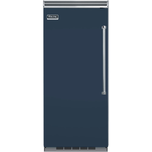 Viking - Professional 5 Series Quiet Cool 19.2 Cu. Ft. Upright Freezer with Interior Light - Slate Blue