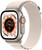 Apple Watch Ultra (GPS + Cellular) 49mm Titanium Case with Starlight Alpine Loop - Large - Titanium