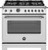 Bertazzoni - 36" Heritage Series range - Gas Oven - 6 brass burners - Stainless Steel