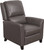 CorLiving - Kate Recliner - Brownish Gray