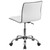 Flash Furniture - Alan Contemporary Vinyl Swivel Office Chair - White Vinyl/Chrome Frame