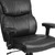 Flash Furniture - Hercules Big & Tall 400 lb. Rated Mid-Back Ergonomic Task Chair - Black LeatherSoft