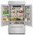 KitchenAid - 24.2 Cu. Ft. French Door Built-In Refrigerator - Stainless Steel