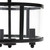 Lalia Home 3 Light Semi-flushmount Glass and Metallic Accented - Black