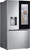 LG - 25.5 Cu. Ft. 3-Door French Door Counter-Depth Smart Refrigerator with InstaView Door-in-Door - Stainless Steel