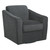 OSP Home Furnishings - Cassie Swivel Arm Chair - Charcoal