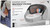 Sharper Image - RealTouch Eye Mask, Hot + Cold Massager - Gray