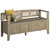 Simpli Home - Adams SOLID WOOD 48 inch Wide Contemporary Entryway Storage Bench in Distressed Grey - Distressed Gray