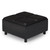 Simpli Home - Alcott Square Coffee Table Storage Ottoman - Midnight Black